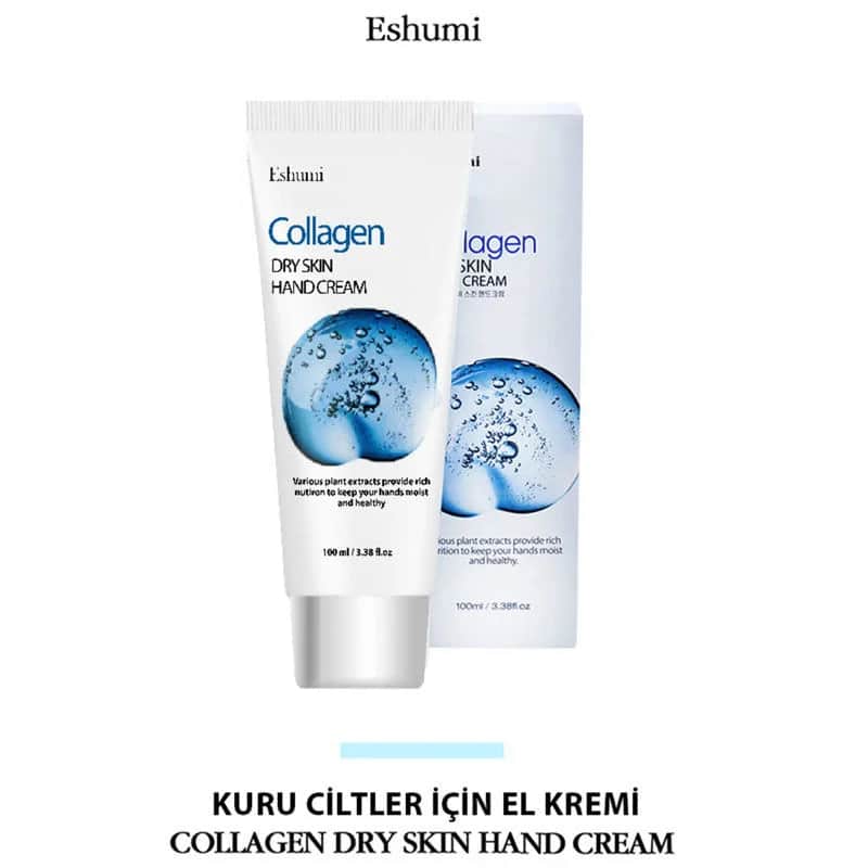 Eshumi Kollagen Handcreme für trockene Haut - 100 ml