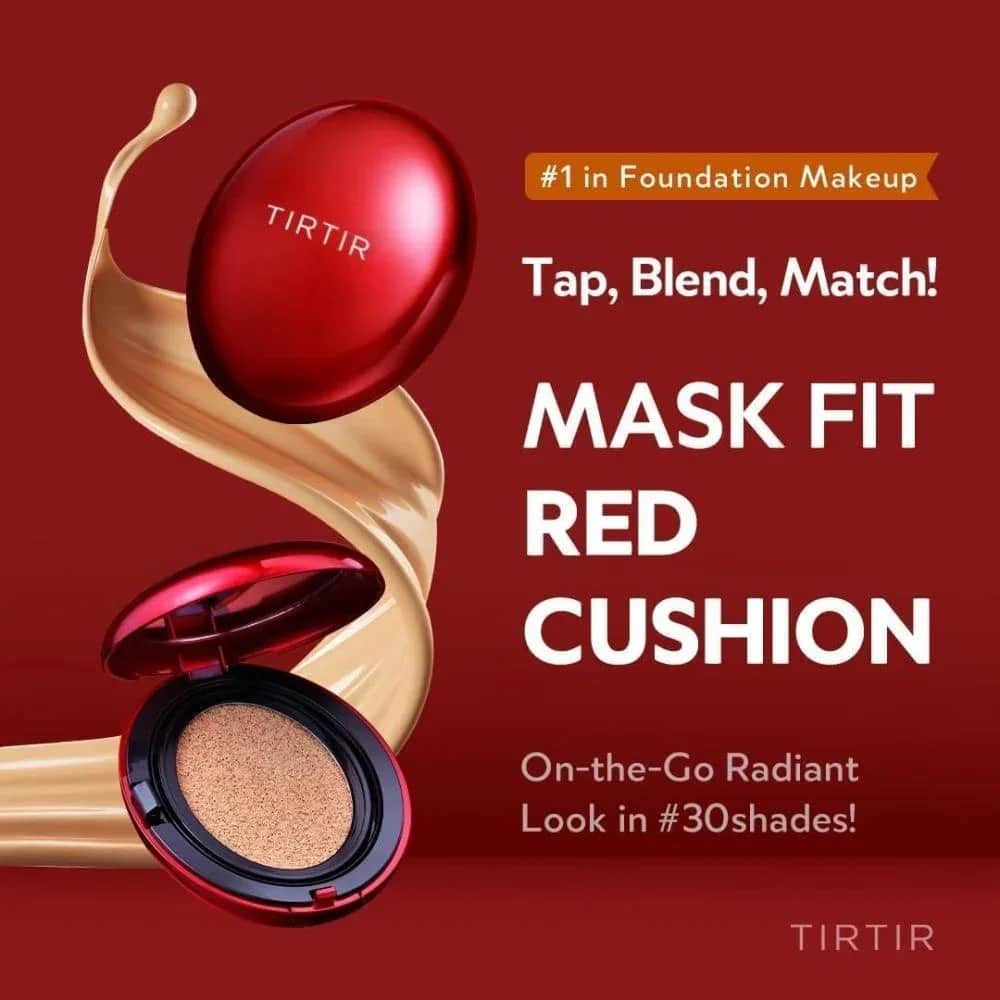 Korean Red Cushion Foundation Ivory 18g N°21C von TIRTIR