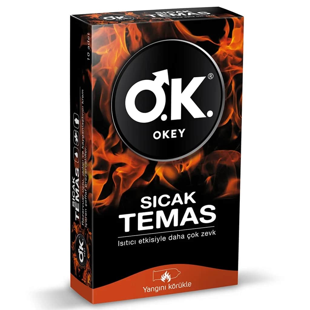 Okey Hot Kontaktkondome - 10er Pack, Bequemer &amp; Sicherer Sitz
