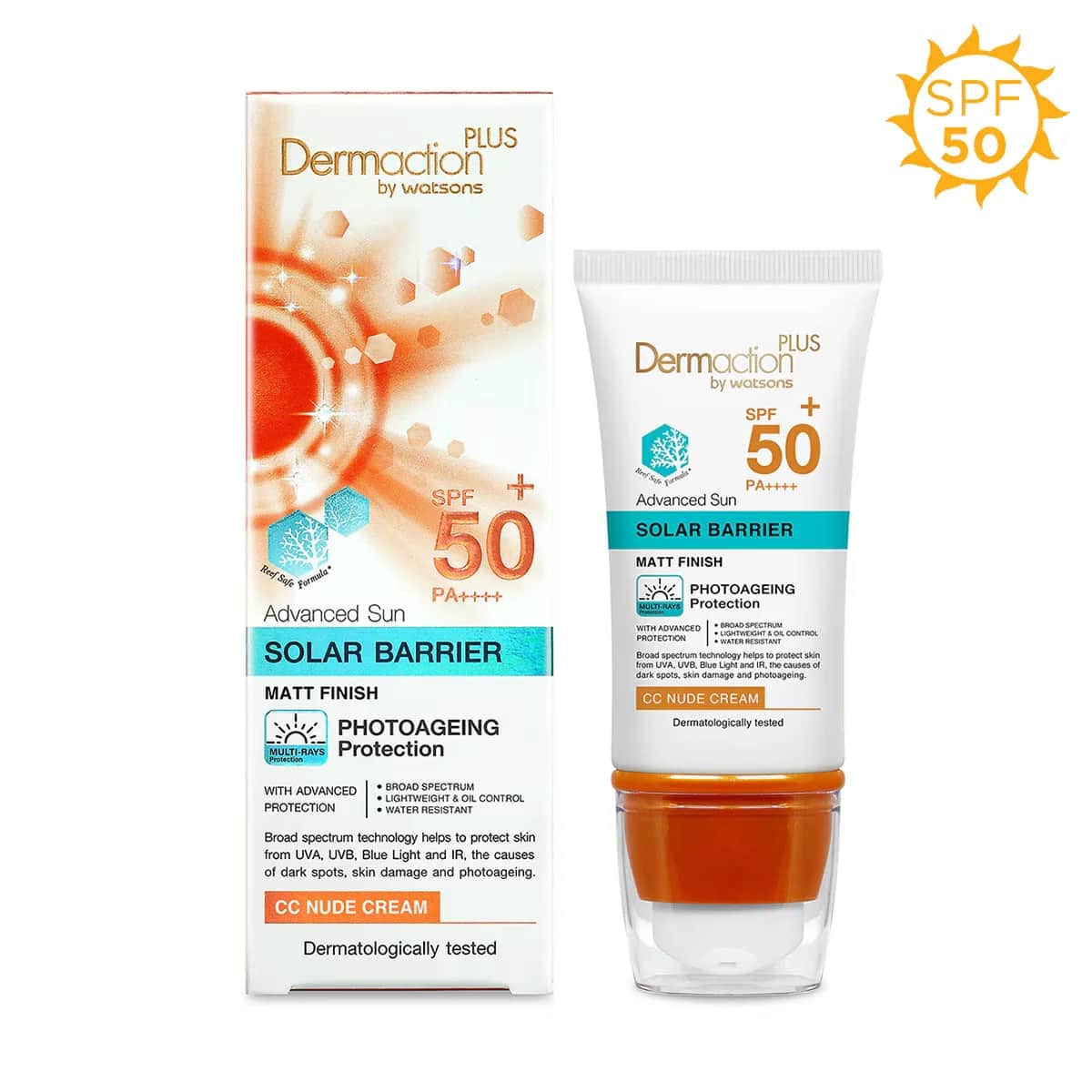 Dermaction Plus Matte CC Cream SPF 50 - umweltfreundlich 40ml