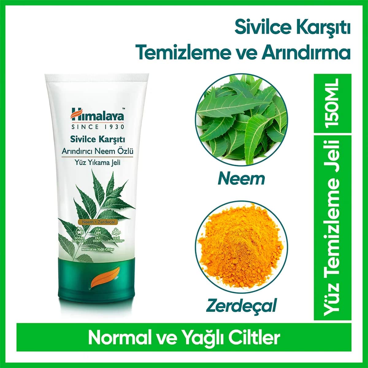 Himalaya Neem Reinigendes Gesichtswaschgel für fettige Haut 150ml