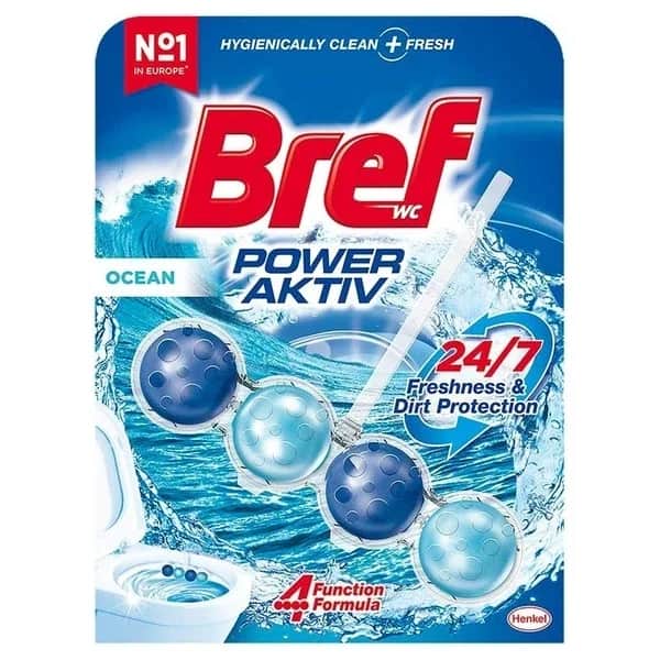 Bref Power Active Ocean Toilettenblock – Anti-Kalk &amp; Frische