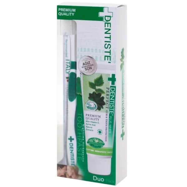 Dentiste Plus White Nacht-Zahnpasta und Zahnbürsten-Set