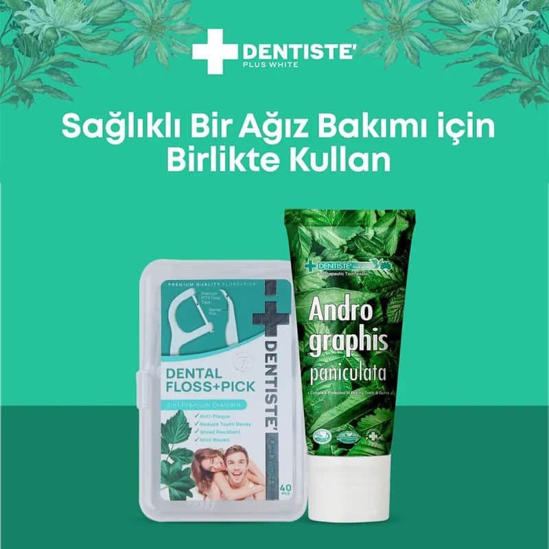 Dentiste Zahnseide und Zahnstocher - 40 Stück