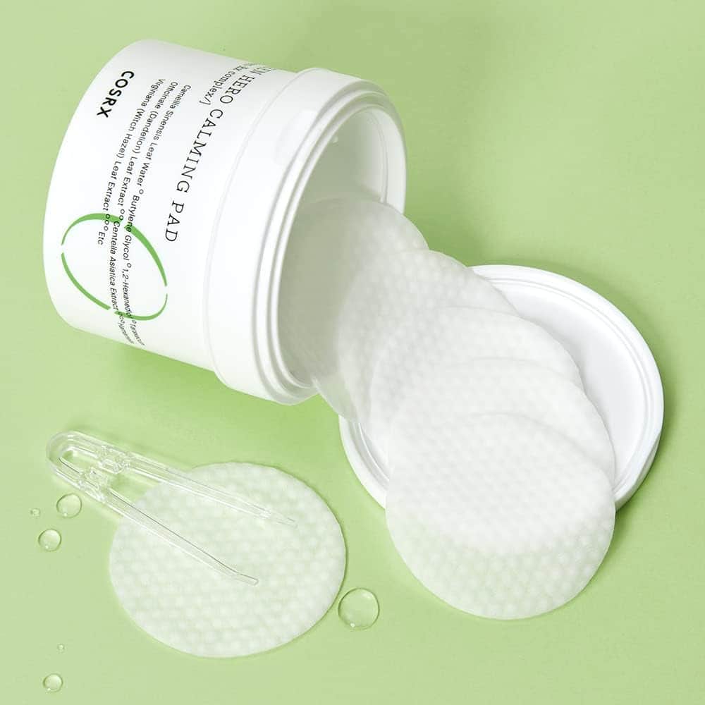 Soothing Cotton Cleansing Pads with Green Tea - 70 Pads by Kosarx - 2