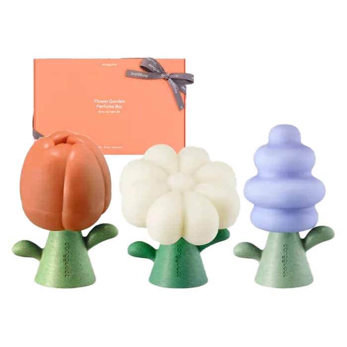 Flower Garden Fragrant Soap Bar Set for Face and Body by Dongobot - 1