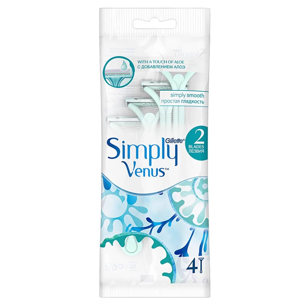 Gillette Simply Venus 2 disposable Women's Razor 4-pack - 1