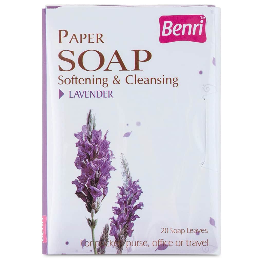 Benri Lavender Paper Soap 20 pcs - 1