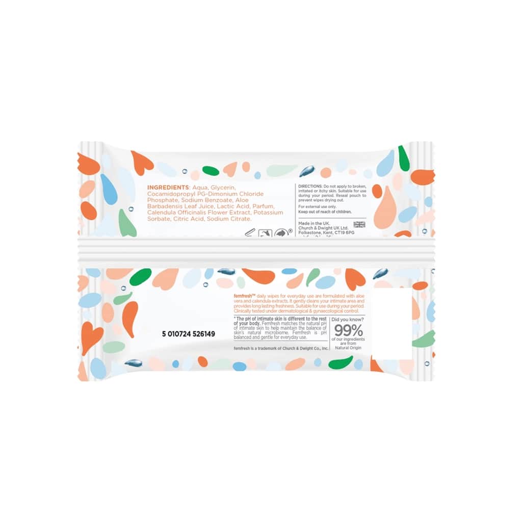 Femfresh Intimate Wipes 25 pcs - 2