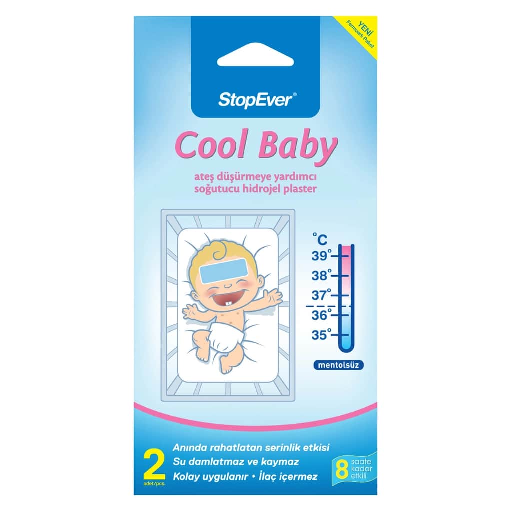 Stopever Cool Baby Fever Reducing Cooling Hydrogel Plaster - 1