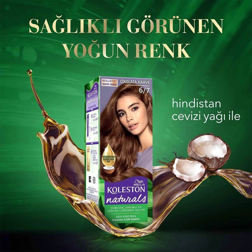 Wella Koleston Naturals Hair Dye 6/7 chocolate Brown - 6