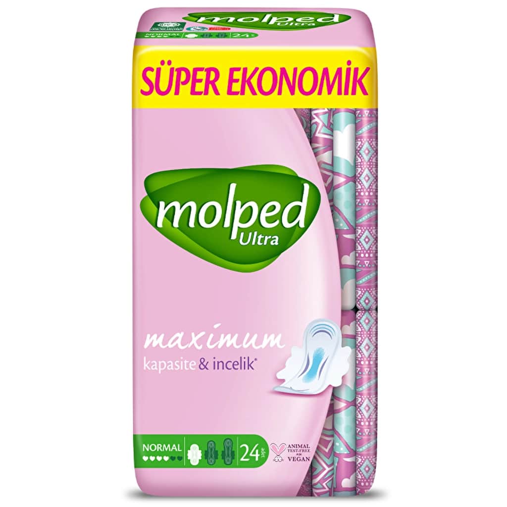 Molped Ultra Dry Super Economic Normal Sanitary Pad 24 pcs - 1