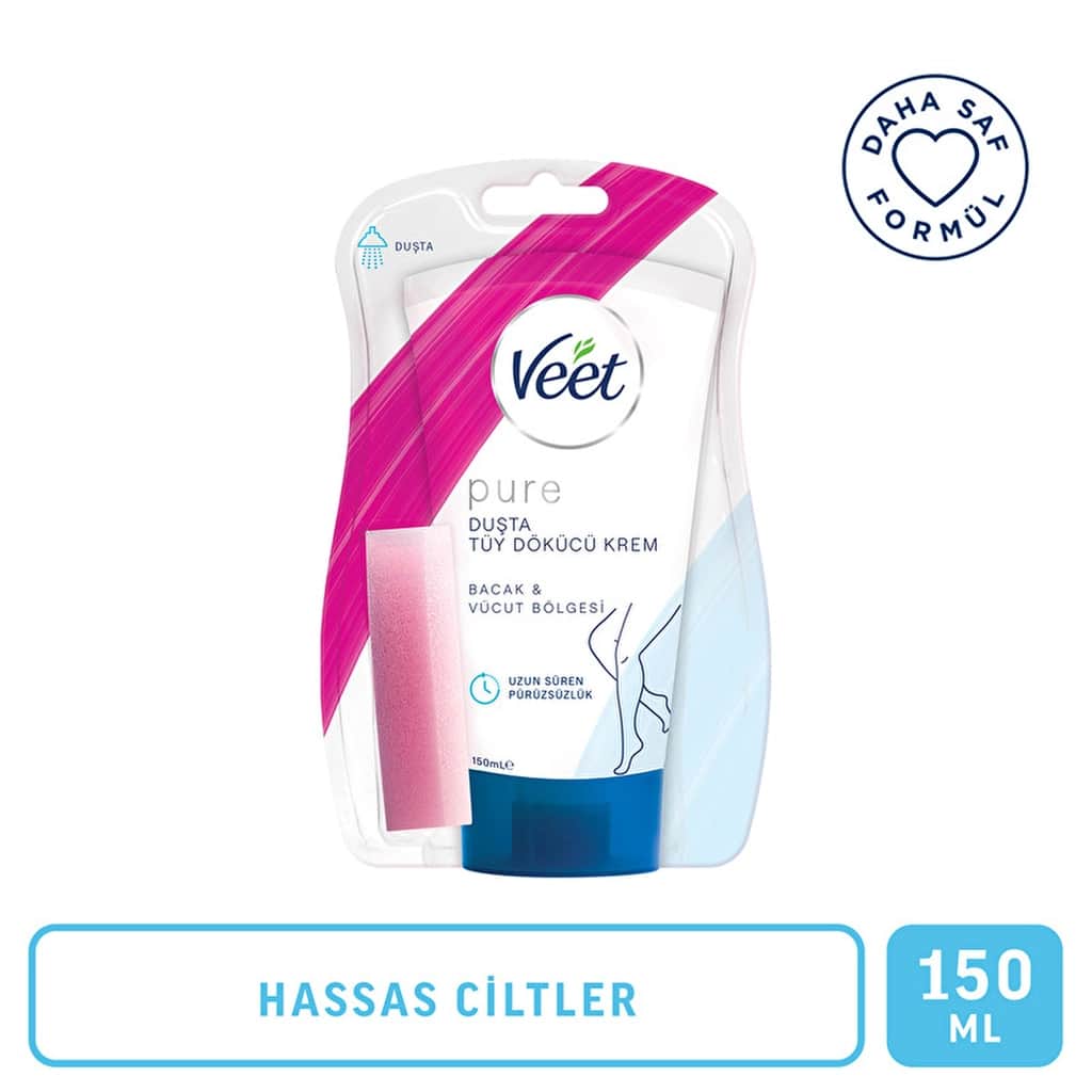 Veet Pure In-shower Hair Removal Cream Sensitive Skin 150 ml - 1