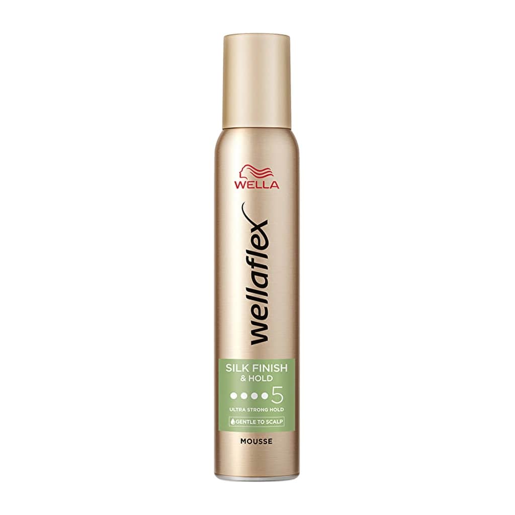 Wella Wellaflex Silk Finish & Hold Hair Mousse Ultra Strong Hold 200 ml - 5/5 hold - 2