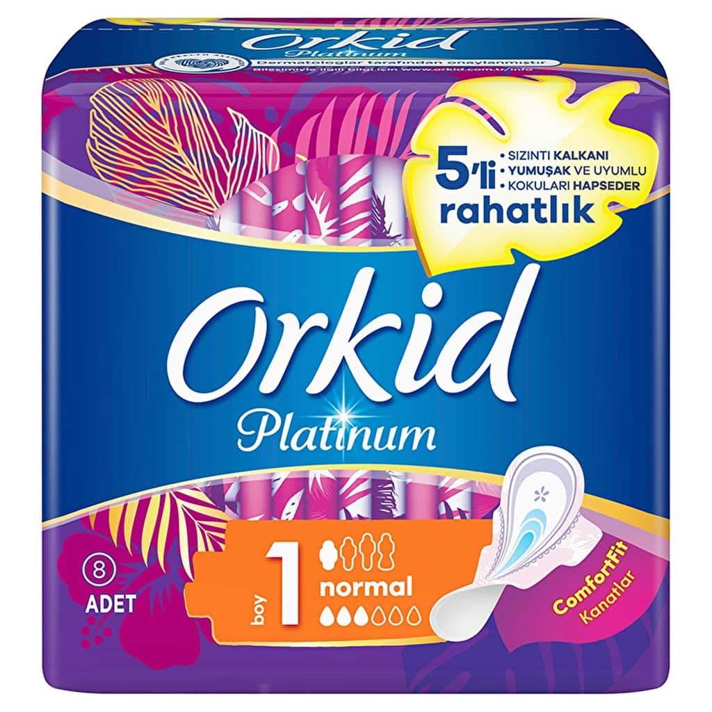 Orkid Platinum Ultra Normal 8 pcs Hygienic Pads - 3