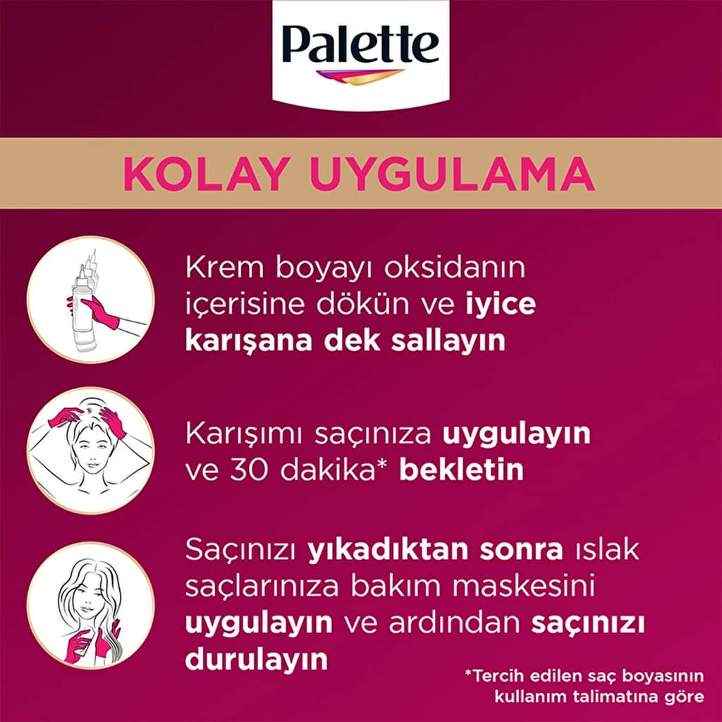 Palette Deluxe Hair Dye 7-65 gold Shimmer Toffee - 6