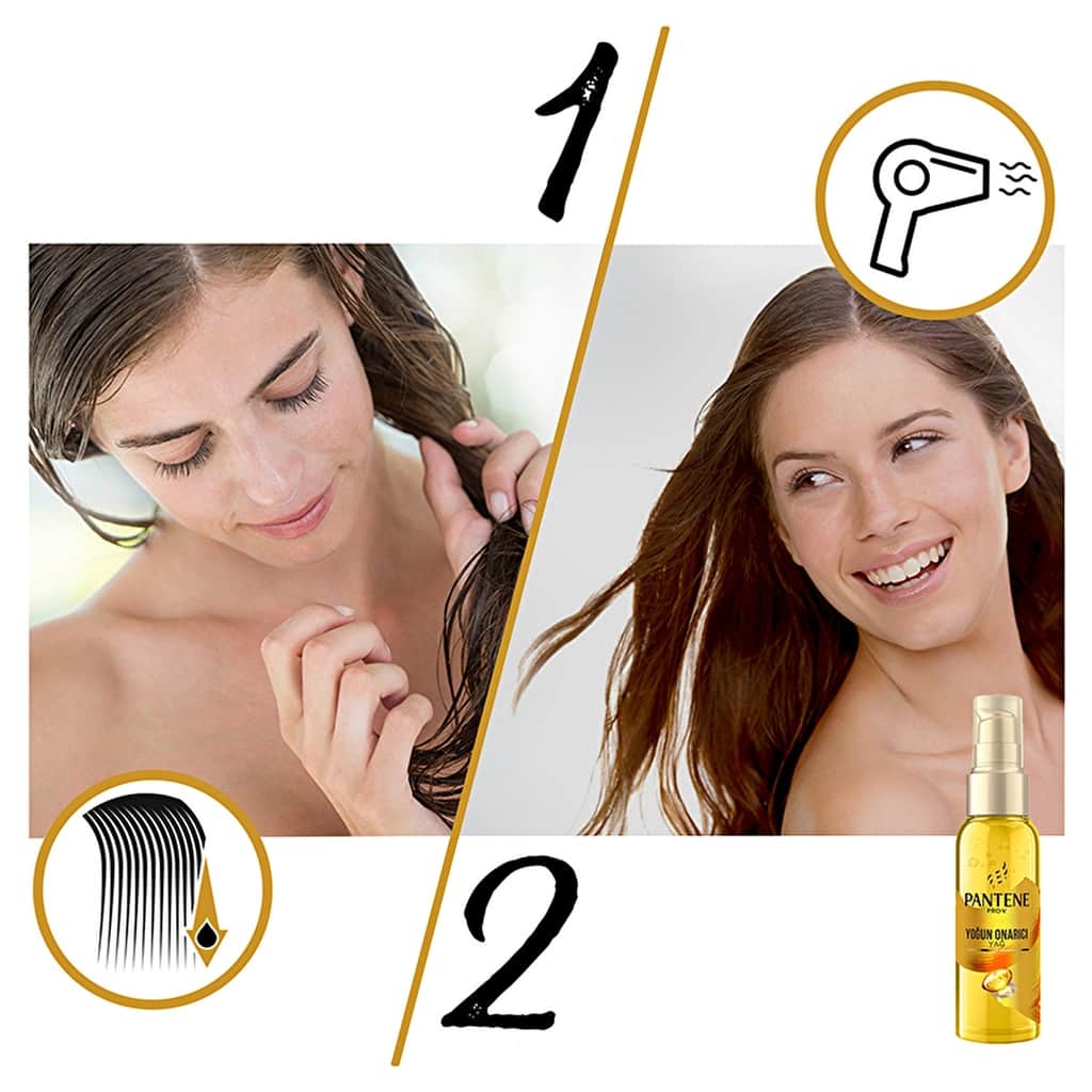 Pantene Pro-v Vitamin E Keratin Protective Intensive Repair Hair Care Oil 100 ml - 6