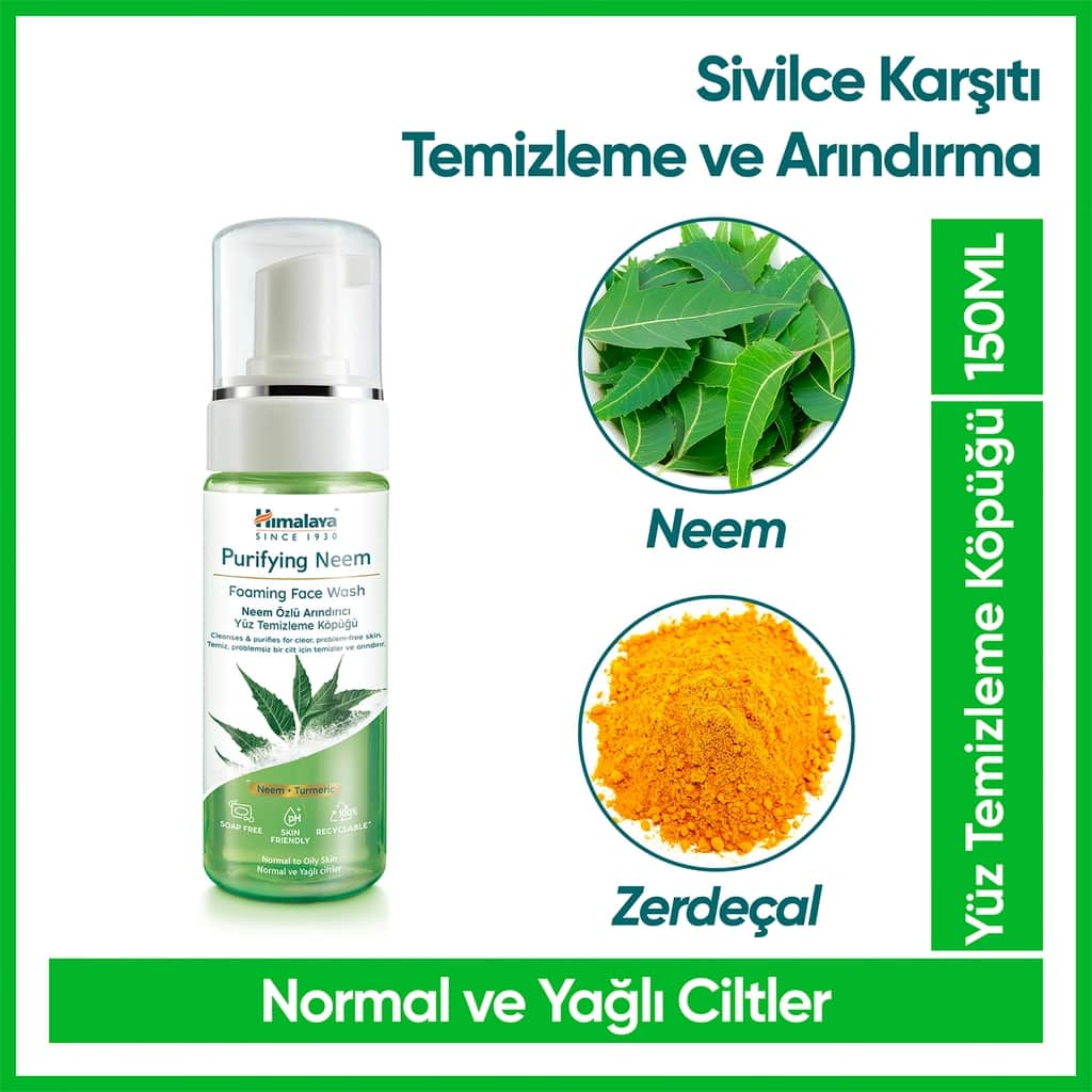 Himalaya Neem Purifying Facial Cleansing Foam 75 ml - 1