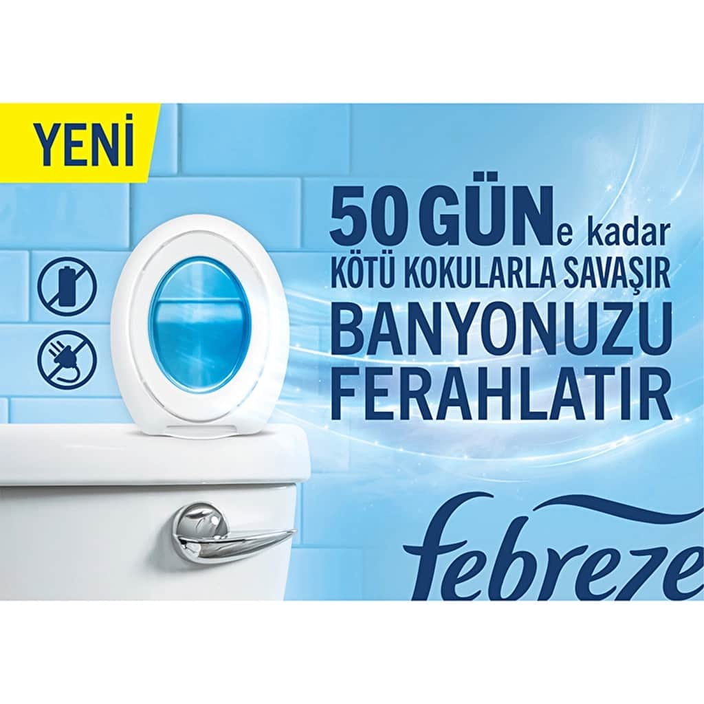 Febreze Bathroom Freshener Clean Linen Freshness 7.5 ml - 3