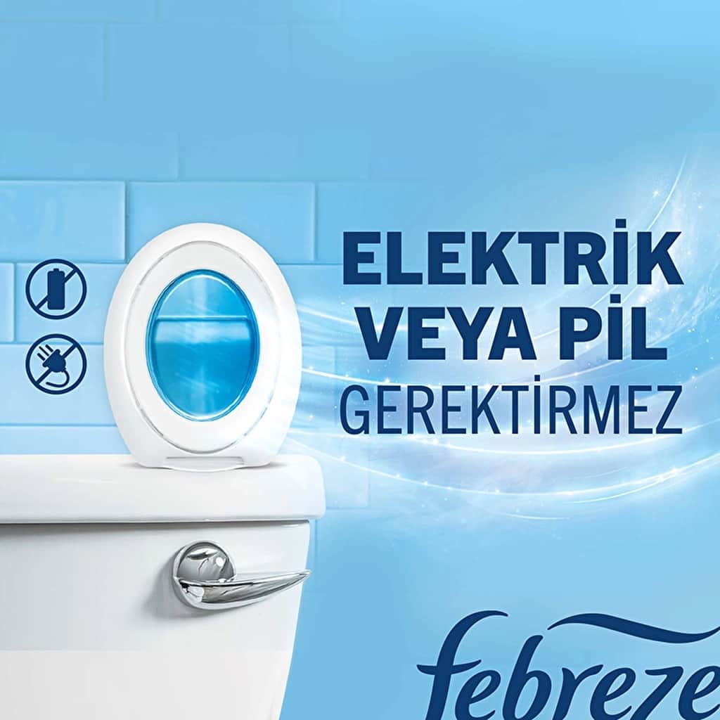 Febreze Bathroom Freshener Clean Linen Freshness 7.5 ml - 4