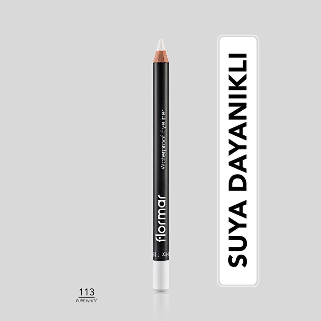 Flormar Waterproof Eyeliner 113 pure White - 1