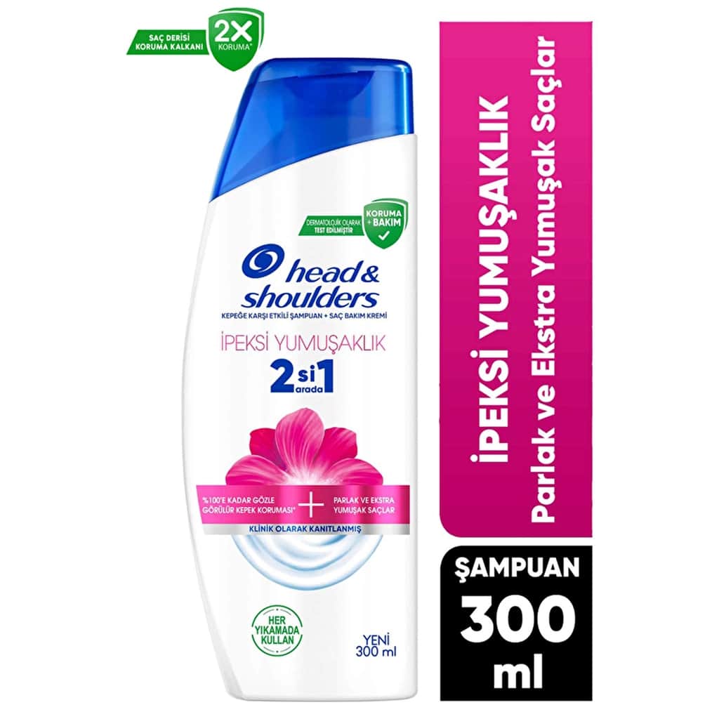 Head & Shoulders 2 in 1 silky Softness Anti-dandruff Shampoo 300 ml - 2
