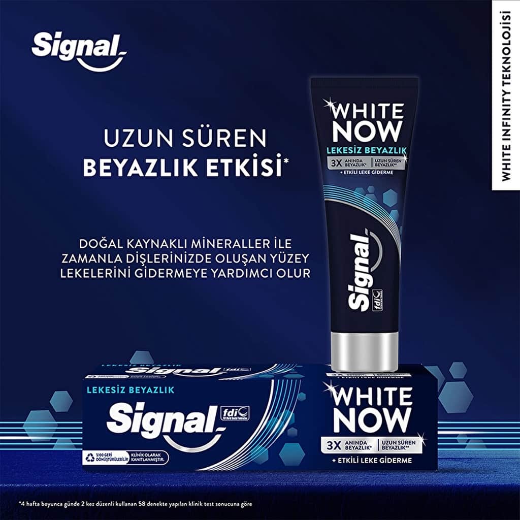 Signal White Now Spotless Whiteness Instant Whitening Anti-stain Toothpaste 75 ml - 4