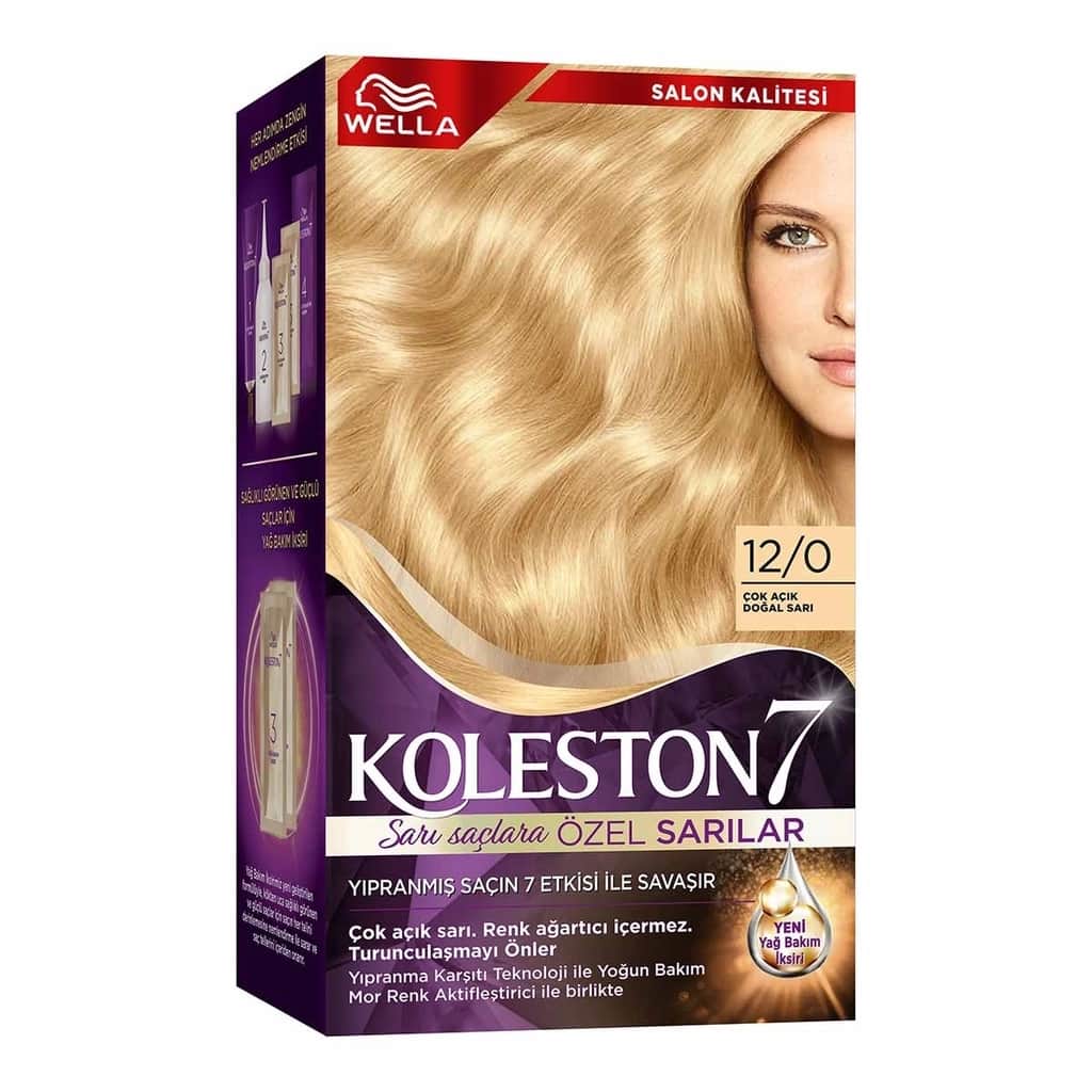 Wella Koleston Supreme Hair Dye 12/0 very Light Natural Blonde - 2