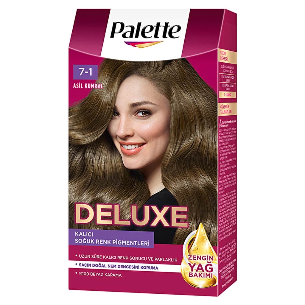 Palette Deluxe Intense Colors Hair Dye 7-1 noble Blonde - 2