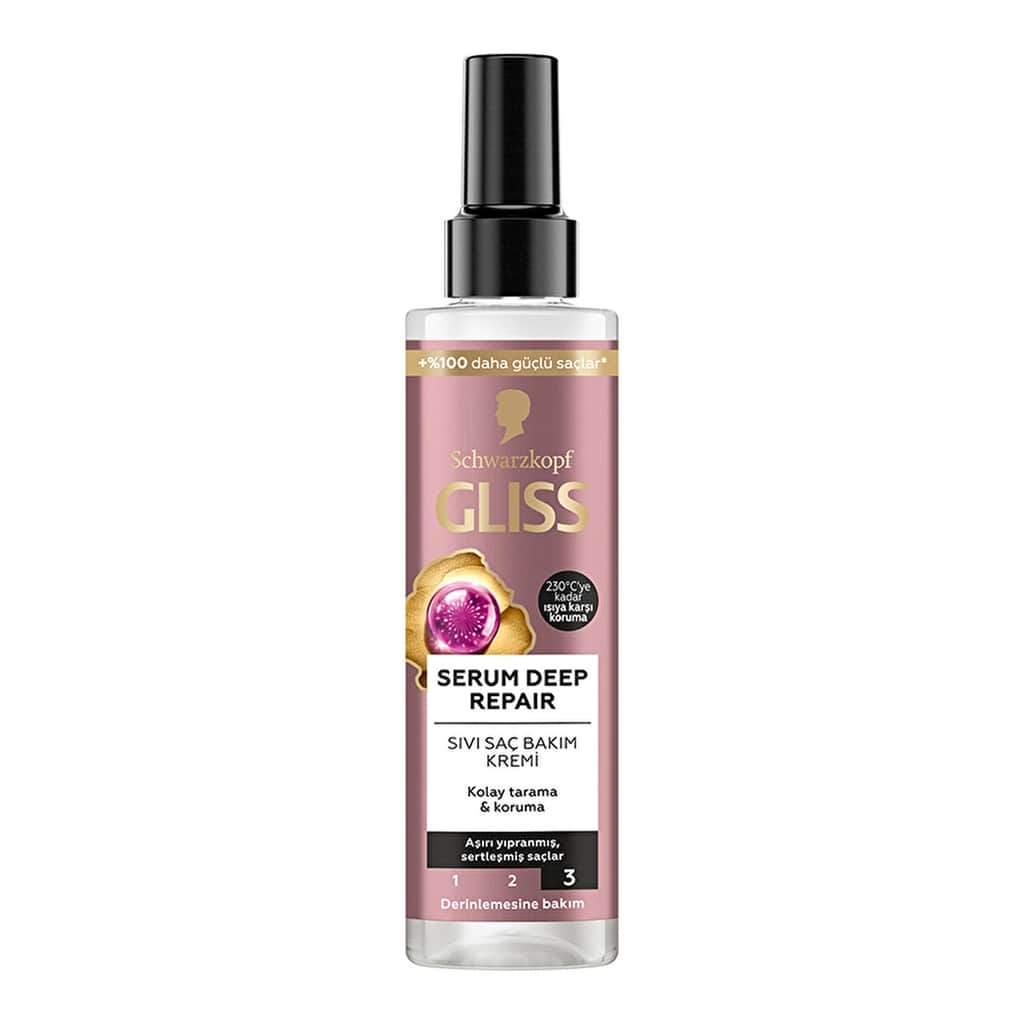 Gliss Serum Deep Repair Repairing Liquid Hair Care Conditioner - 200 ml - 2