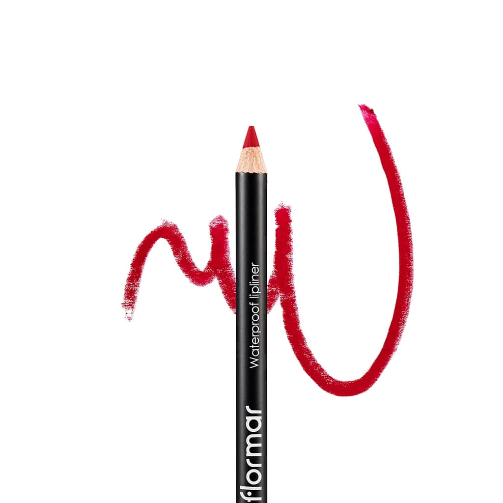 Flormar Waterproof And Intensely Pigmented Matte Lip Pencil 233 Dramatic Red - 4