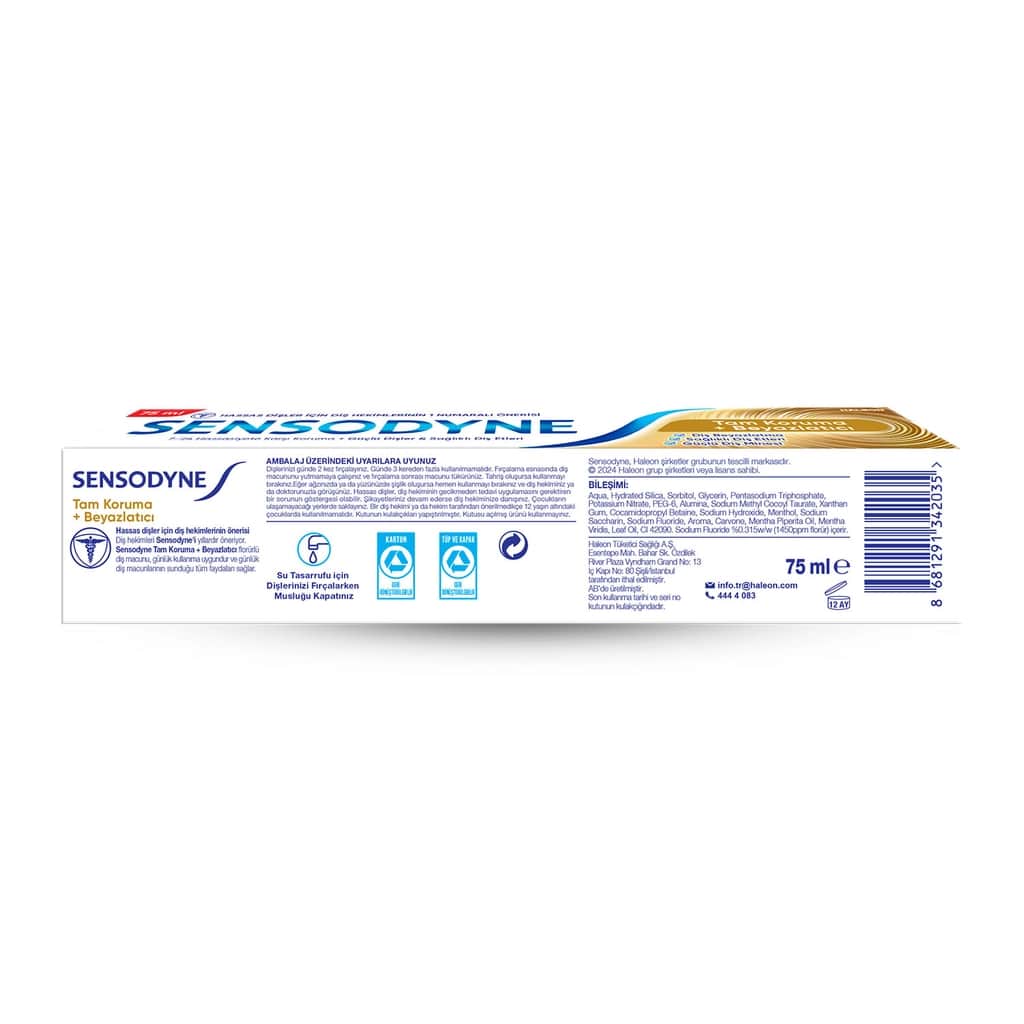 Sensodyne Full Protection And Whitening Toothpaste 75 ml - 6