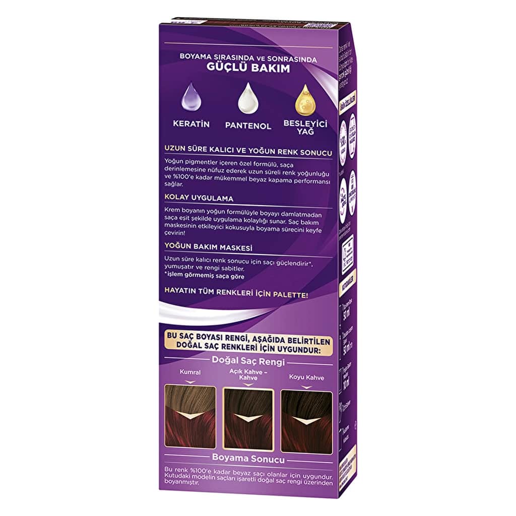 Palette Eye-catching Colors Hair Dye 4-88 dark Red - 6