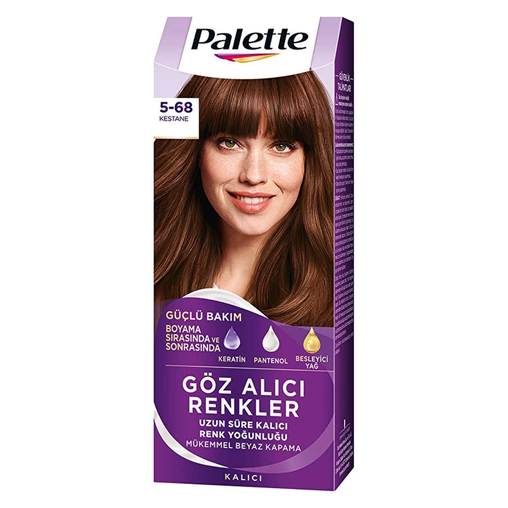 Palette Eye-catching Colors Hair Dye 5-68 chestnut - 2