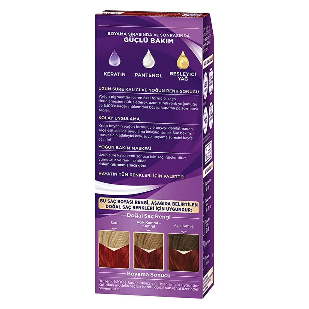 Palette Eye-catching Colors Hair Dye 6-88 intense Red - 6