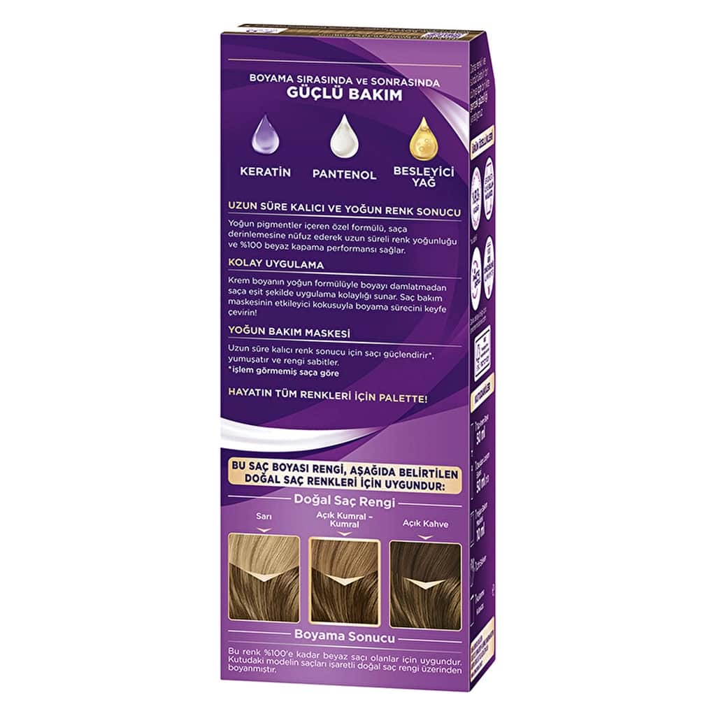 Palette Eye-catching Colors Hair Dye 7-0 blonde - 6