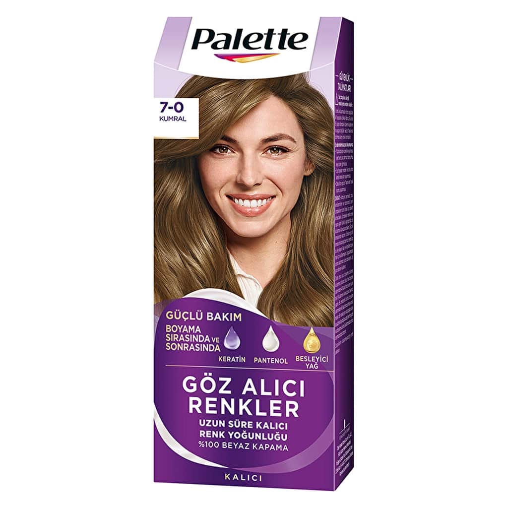 Palette Eye-catching Colors Hair Dye 7-0 blonde - 2