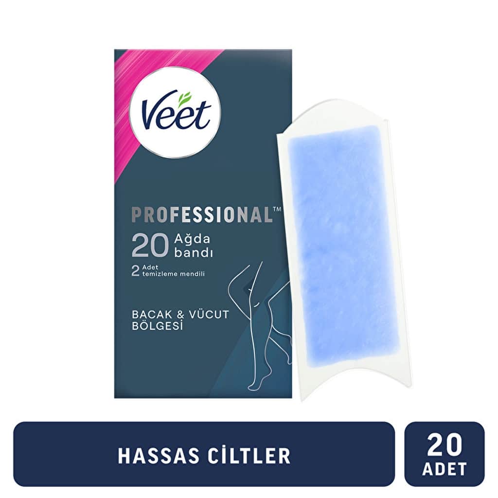 Veet Professional Wax Strips Sensitive Skin 20 pcs - 1
