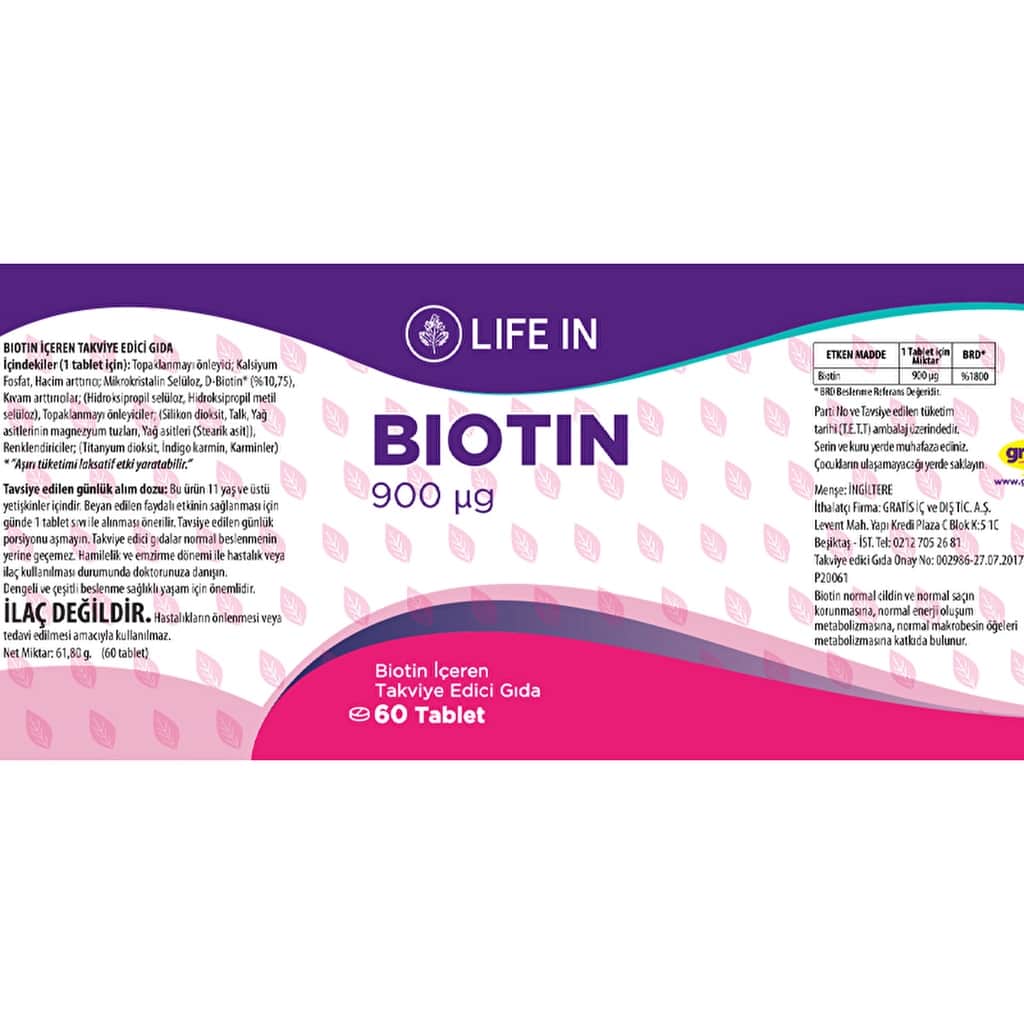 Life In Biotin Tablets for Healthy Hair & Skin Support - 2
