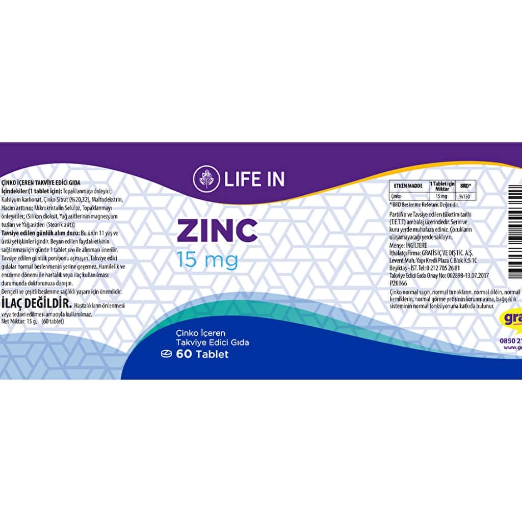Life In Zinc Tablet - 2