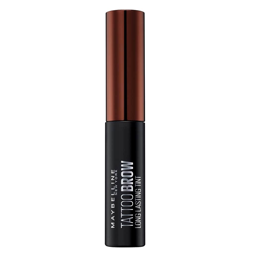 Maybelline Tattoo Brow Gel Tint Dark Brown - Long-Lasting Eyebrow Gel - 1
