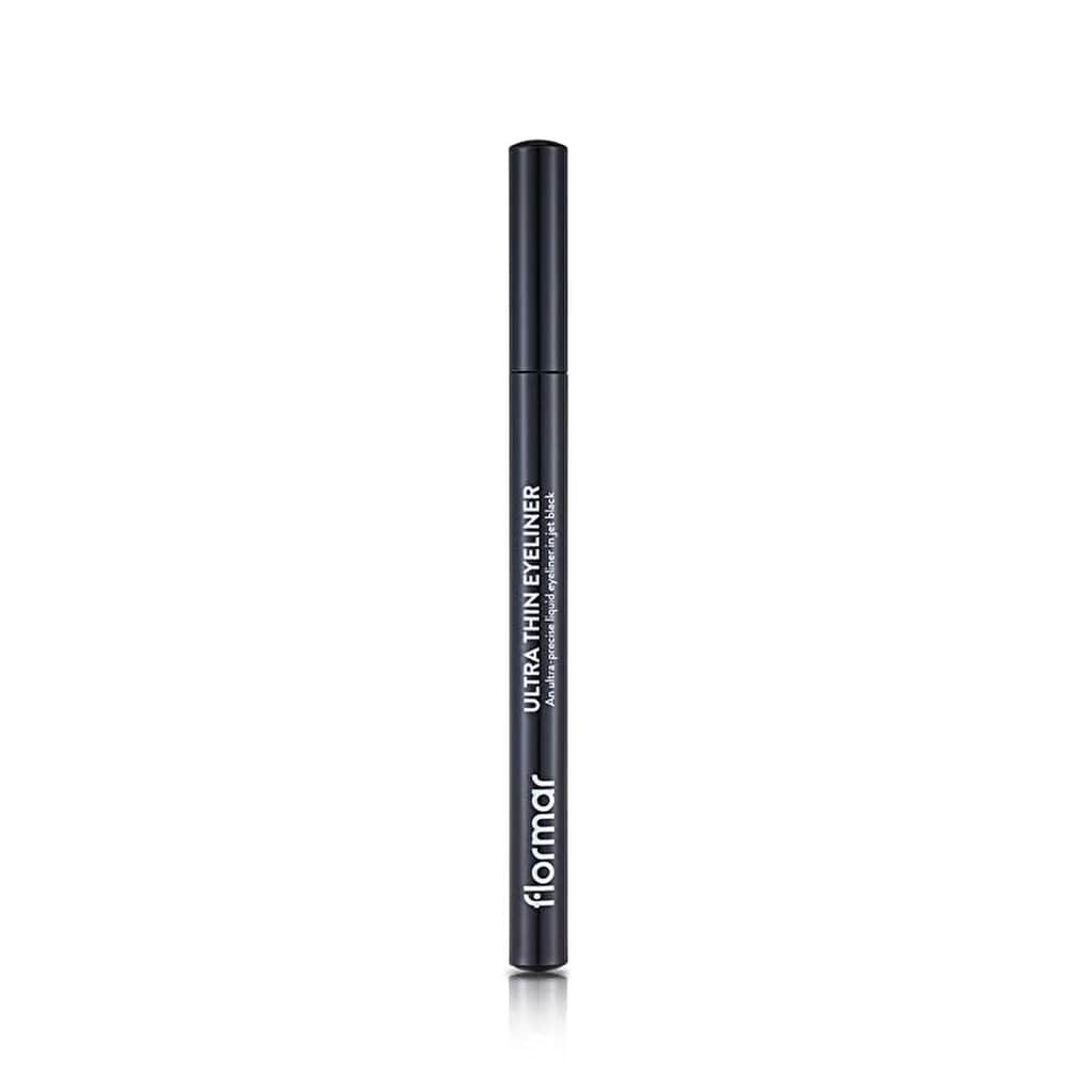Flormar Ultra Thin Fine Felt Tip Matte Pencil Eyeliner 001 black - 1