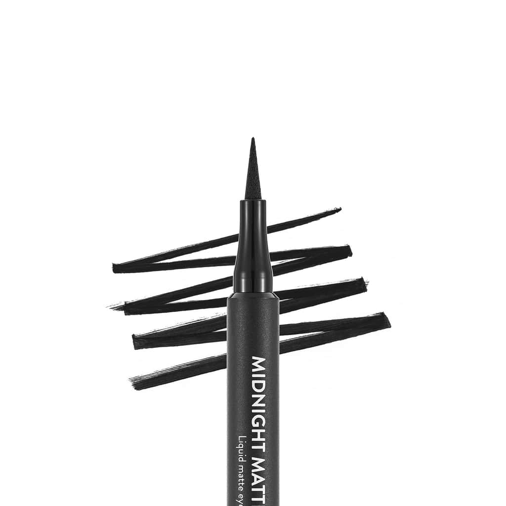 Flormar Midnight Matte Eyeliner Black 001 - 3