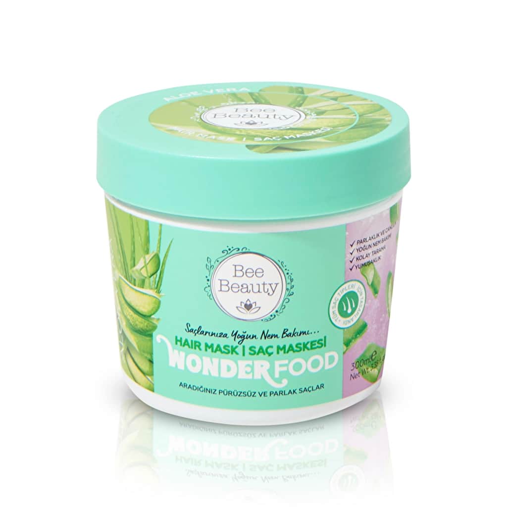 Bee Beauty Wonder Food Aloe Vera Juice Hair Mask 300 ml - 1