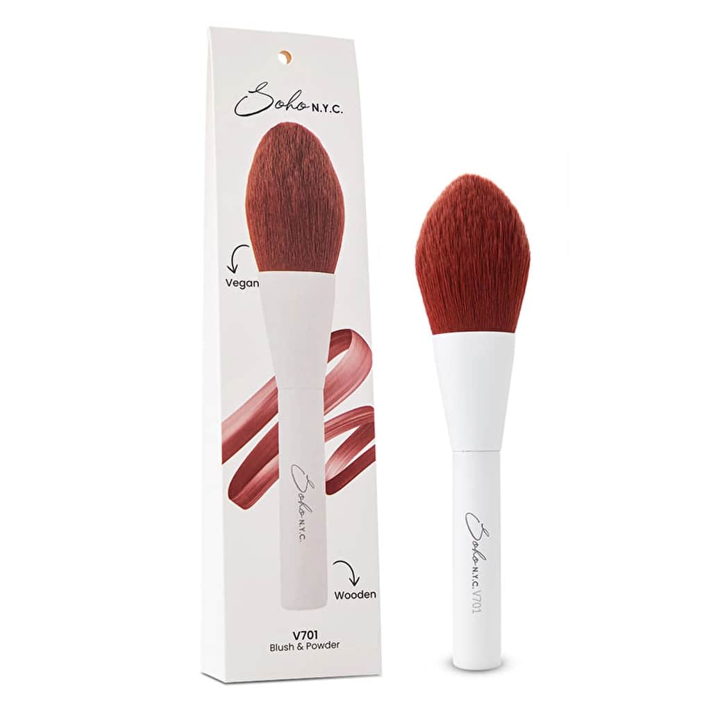 Soho N.y.c. Vegan Flat Powder Blush Makeup Brush V701 - 1