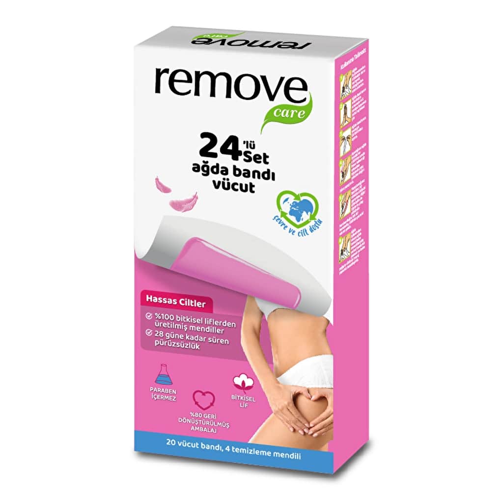 Remove Care Body Wax Strips Sensitive Skin 24 pcs - 2