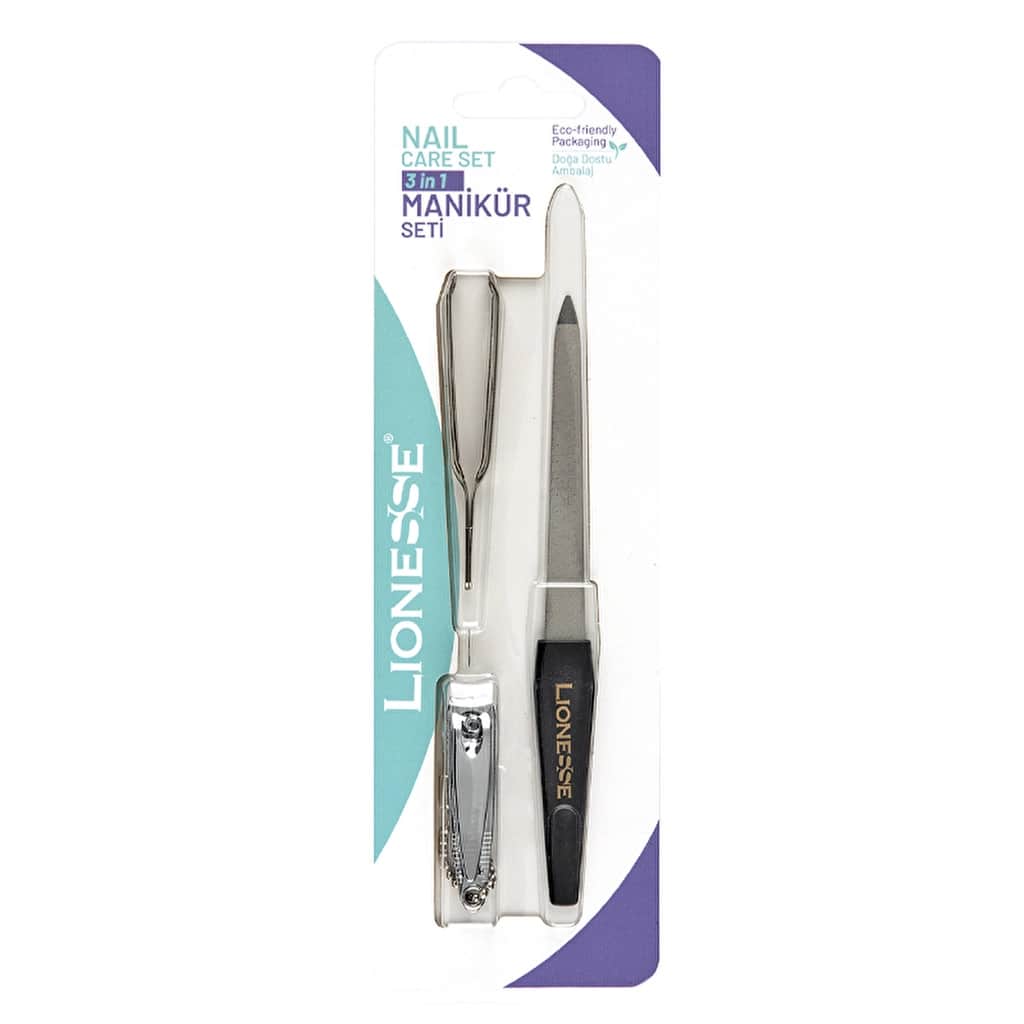 Lionesse 3-pcs Set 5112 (tweezers-snap-filer) - 1