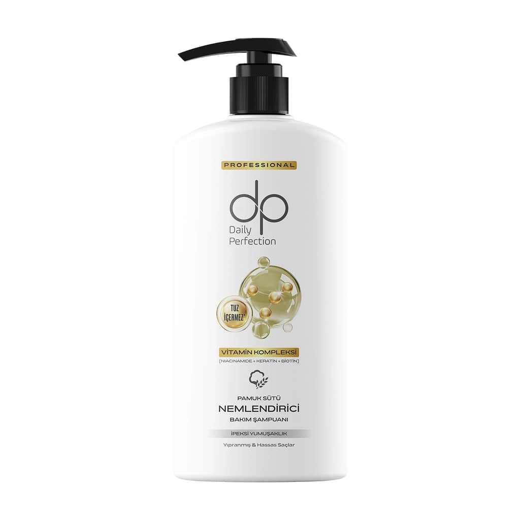 Dp Daily Perfection Salt-Free Shampoo with Cotton Milk & Biotin 425ml - 1