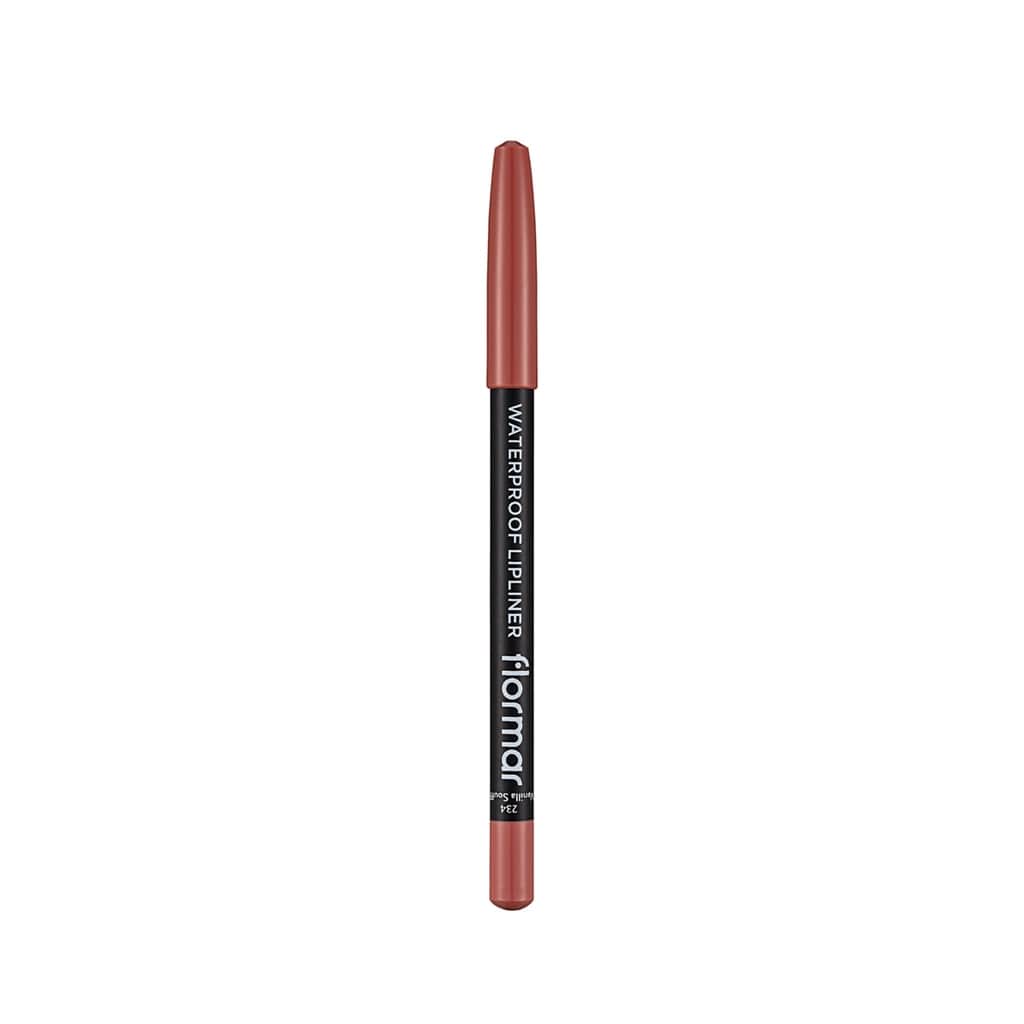 Flormar Waterproof And Intensely Pigmented Matte Lip Pencil 234 vanilla Souffle - 2