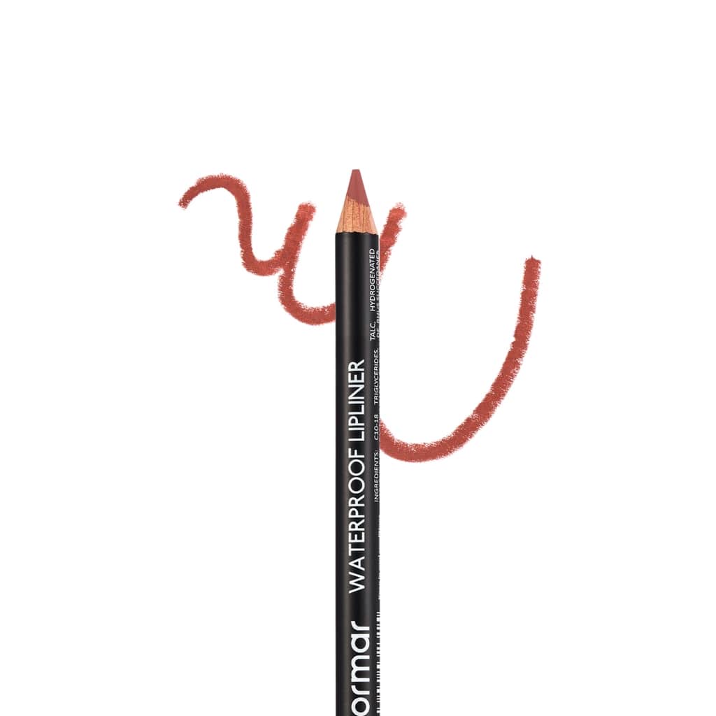 Flormar Waterproof And Intensely Pigmented Matte Lip Pencil 236 nut Cookie - 3